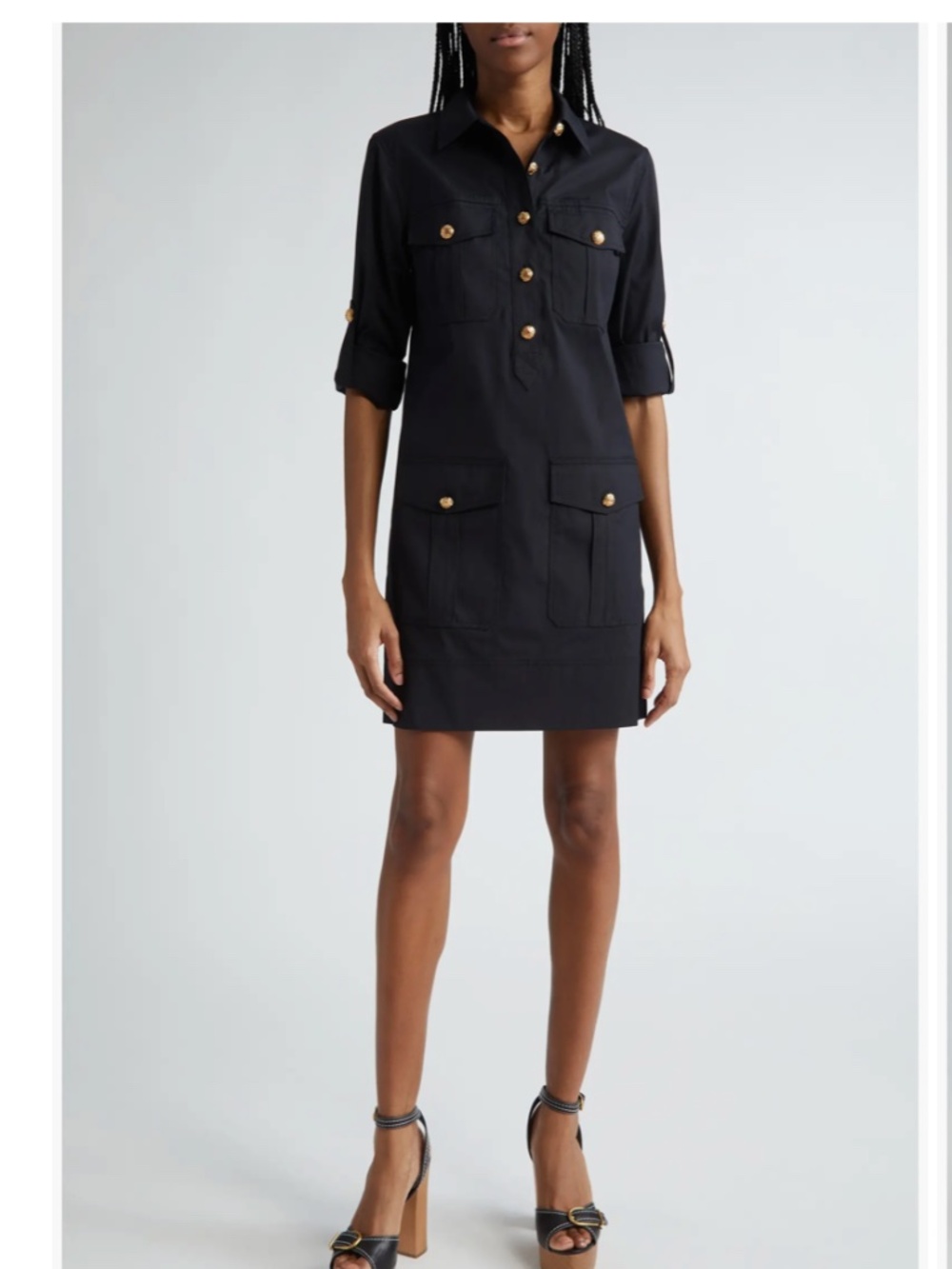 Veronica Beard Saude Dress Sz 0 Black